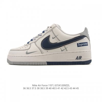 耐克 Nike Air Force 1 '07 Low 空军一号含气垫 低帮 小白鞋 百搭厚底增高休闲运动板鞋。柔软、弹性十足的缓震性能和出色的中底设计，横跨复