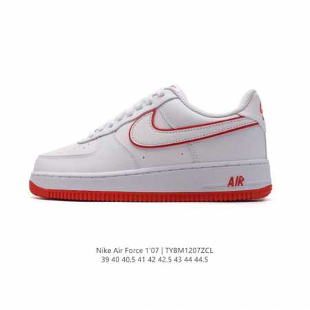 耐克 Nike Air Force 1 '07 Low 空军一号含气垫 小白鞋 低帮百搭厚底增高休闲运动板鞋。柔软、弹性十足的缓震性能和出色的中底设计，横跨复古 - 点击图像关闭