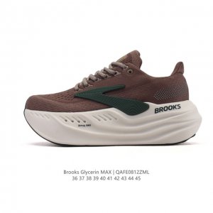 新品公司级 布鲁克斯 Glycerin Max 超级甘油:舒适的增高神器！Brooks Glycerin Max是一款极具突破性的顶级缓震运动跑鞋，由百年专业跑