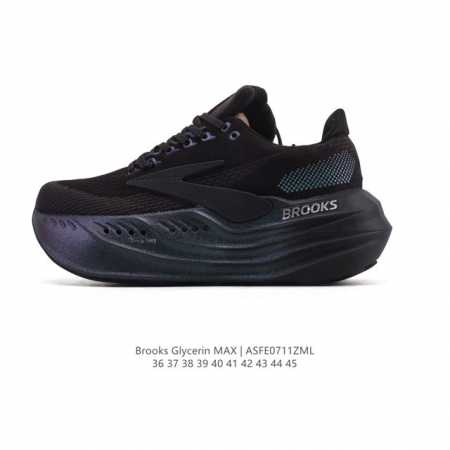 新品公司级 布鲁克斯 Glycerin Max 超级甘油:舒适的增高神器！Brooks Glycerin Max是一款极具突破性的顶级缓震运动跑鞋，由百年专业跑 - 点击图像关闭
