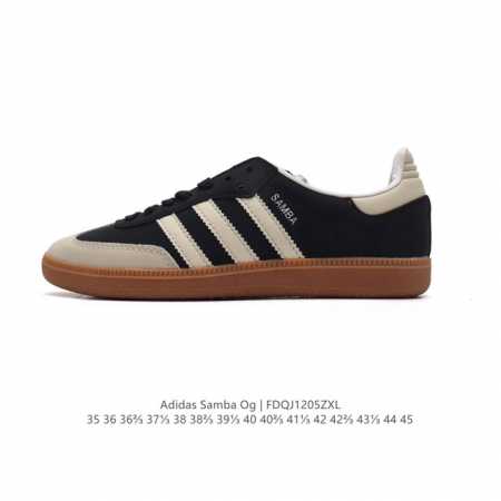 阿迪达斯 德训鞋 Adidas Originals Samba Og Shoes 经典运动鞋小白鞋 T头鞋 女板鞋 彰显休闲摩登风情的时尚经典鞋。它诞生于50年 - 点击图像关闭