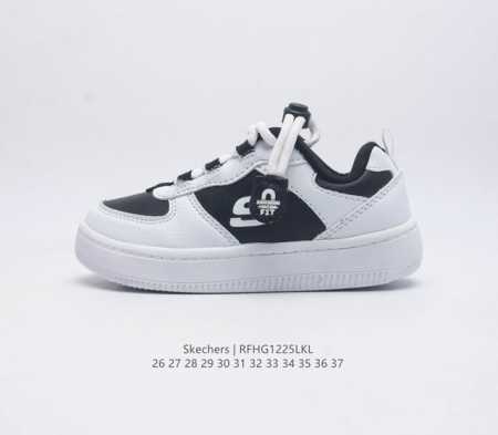 童鞋 Skechers 斯凯奇 男女童厚底增高跑步鞋小童大童休闲鞋真皮平底舒适透气休闲板鞋儿童抽拉式 抽拉绳运动鞋 护踝儿童运动跑步鞋中大童轻便透气舒适跑步鞋 - 点击图像关闭