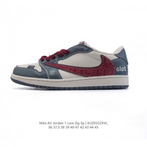 310 【公司级】真标 耐克/Nike Air Jordan 1 Low Og Sp"Military Blue"Aj1乔1倒勾低帮篮球鞋 Aj1 乔丹1代 A