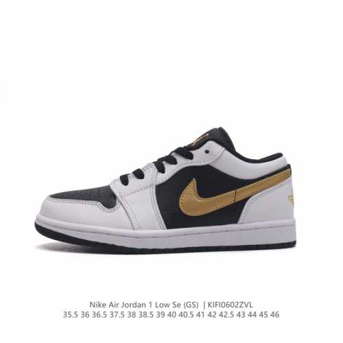耐克 乔丹air Jordan 1 Low Aj1 乔1 乔丹1代aj1 低帮复古文化休闲运动篮球鞋。该鞋款从 1985 年元年款汲取设计灵感，焕新演绎简约经典