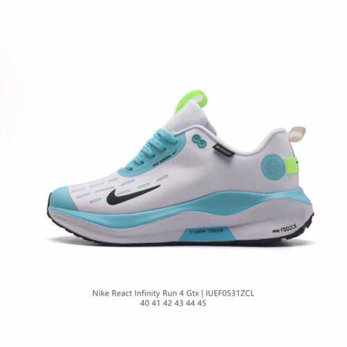 耐克 Nike Infinityrun4Gore-Tex男子缓震户外防水公路跑步鞋公路跑步鞋 Nike Reactx 泡绵提供高出 Nike React 泡绵