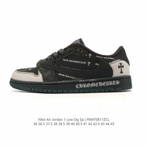真标 耐克 Nike Air Jordan 1 Low Og Sp Military Blue Aj1乔1倒勾 2025年新款 蛇年新款 低帮篮球鞋 Aj1 乔