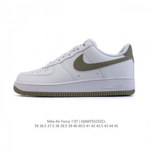 170 耐克 Nike Air Force 1 '07 Low 空军一号含气垫 小白鞋 2025年 蛇年新款 低帮百搭厚底增高休闲运动板鞋。柔软、弹性十足的缓震