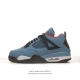aj4 乔4 jordan 乔丹 原楦原纸版数据开发，采用磨砂牛皮拼接牛剖爆裂纹皮革鞋面材质，鞋垫配置欧索莱去臭除味物料，缜密定位拉帮及注胶效果，中底pu内嵌开