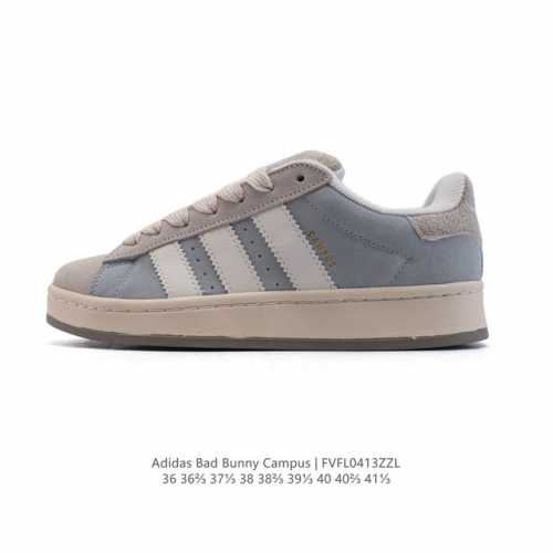 阿迪达斯 Bad Bubby Campus 00S Shoes 经典运动滑板鞋 面包鞋 坏痞兔米 2025年新款 新年红鞋子。致敬友谊之美的经典运动鞋，这款Ad