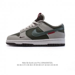 140 【真标】耐克 Nike Sb Dunk Low Pro 男女同款运动鞋复古板鞋。采用柔软皮革鞋面，经久耐穿，塑就如元年款 Dunk 般的复古质感。鞋头透