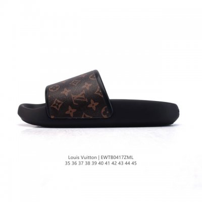 公司级独家纯原版本 Louis Vuitton 路易威登 Waterfront Damier 舒适休闲 时尚 沙滩鞋 休闲家居拖鞋 Louis Vuitton