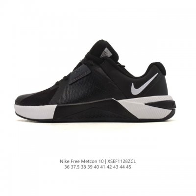 新品 耐克Nike Metcon 10 男女室内健身鞋低帮薄底健身运动鞋Hj1875 在后跟下方这一关键部位融入强韧 Hyperlift 外底，可在举重时有效提