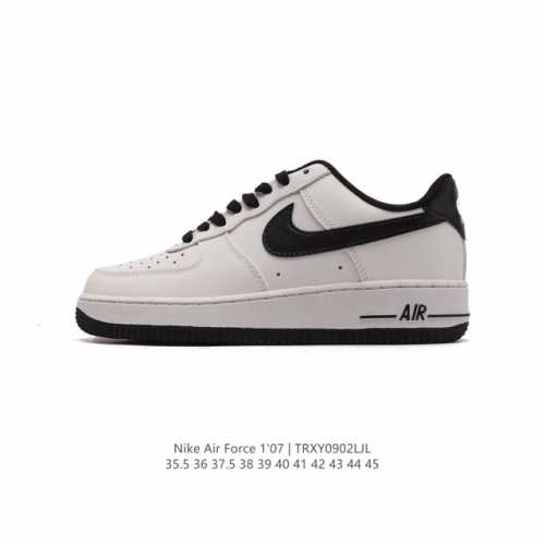 全二层皮 耐克 Nike Air Force 1 '07 Low 空军一号含气垫 满钻 低帮百搭厚底增高休闲运动板鞋。柔软、弹性十足的缓震性能和出色的中底设计，