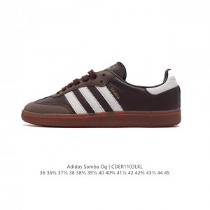 阿迪达斯 德训鞋 ADIDAS ORIGINALS SAMBA OG SHOES 经典运动鞋小白鞋 T头鞋 男女板鞋 彰显休闲摩登风情的时尚经典鞋。它诞生于50