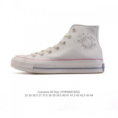 Converse 高帮男女士运动鞋 匡威全明星复古 休闲百搭板鞋 经典透气帆布面慢跑鞋。这个系列是匡威最古老的系列了。是匡威品牌公司1908年成立以来就有的了。