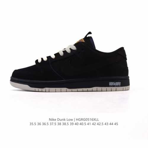 公司级 耐克 Nike Sb Dunk Low pro 男女同款运动鞋复古板鞋 采用柔软皮革鞋面 经久耐穿 塑就如元年款 Dunk 般的复古质感 鞋头透气孔 搭