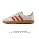 真标 Adidas 阿迪达斯 男女运动鞋 三叶草Sambavegan休闲鞋 德训鞋 复古板鞋经典运动鞋。采用环保设计的焕新Adidas Samba经典鞋, 柔软