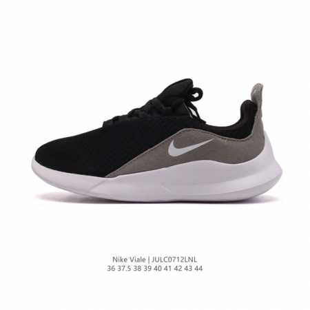 Nike Viale 耐克网面轻便舒适透气运动休闲跑步鞋。设计灵感源自马拉松跑步鞋，带来格外轻盈的脚感，以现代手法诠释快速理念。轻盈网眼鞋面结合合成材质翻毛皮， - 点击图像关闭