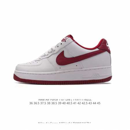 耐克 Nike Air Force 1 '07 Low 空军一号含气垫 小白鞋 低帮百搭厚底增高休闲运动板鞋。柔软、弹性十足的缓震性能和出色的中底设计，横跨复古 - 点击图像关闭