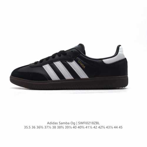 公司级 阿迪达斯 德训鞋 Adidas Originals Samba Og Shoes 经典运动鞋小白鞋 T头鞋 男女鞋 彰显休闲摩登风情的时尚经典鞋。它诞生
