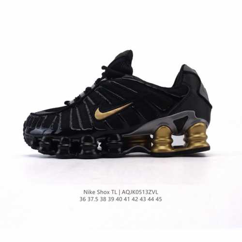 耐克 Nike Shox Tl 男女子运动鞋厚底增高老爹鞋，令机械力学缓震性能跃升新层次。采用透气网眼鞋面和全掌型 Nike Shox 技术，革新演绎经典 20