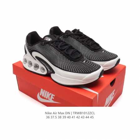 全新nike Air Max Dn 运动鞋 时尚跑步鞋，豆荚造型气垫吸睛！鞋面采用织物材质打造，提供舒适的穿着体验。这款鞋不仅具有时尚的外观，还融合了许多经典的 - 点击图像关闭