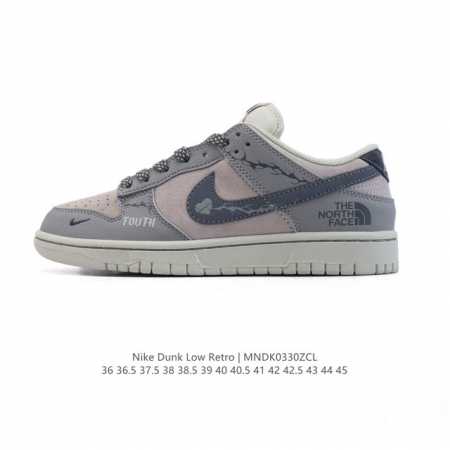 耐克 Nike Sb Dunk Low Pro 男女同款运动鞋复古板鞋，北脸北面联名尽情迈步，彰显个性风采。采用柔软皮革鞋面，经久耐穿，塑就如元年款 Dunk - 点击图像关闭