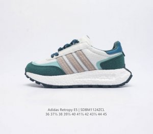 阿迪达斯 新款 三叶草 厚底 Adidas Retropy E5 新款低帮经典运动鞋潮厚底增高男女士慢跑鞋 以70年代经典跑步鞋为灵感 新鲜演绎复古造型 搭载a