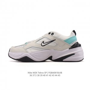 耐克 Nike M2K Tekno 男女子运动鞋厚底老爹鞋经典复古休闲慢跑鞋 从 Monarch 系列汲取灵感，以太空时代细节演绎未来风范。分层鞋面借鉴自元年款