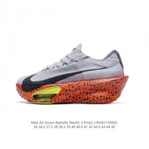公司级 耐克 Nike Air Zoom Alphafly Next% 3代 马拉松三代 原标原盒真碳纤维 真zoom X 气垫正确版型！鞋面采用更轻质更透气的