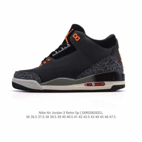 耐克 乔丹 Aj3 耐克 Nike Air Jordan 3 Retro Se 乔3 复刻篮球鞋 乔丹3代 三代 男女子运动鞋，作为 Aj 系列中广受认可的运动