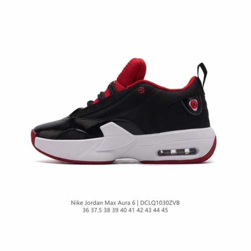 NIKE 耐克 新款 男女鞋 JORDAN MAX AURA 6 秋冬实战运动篮球鞋舒适百搭 防滑耐磨 低帮 生活休闲鞋 货号：FQ8298 尺码：36 37.