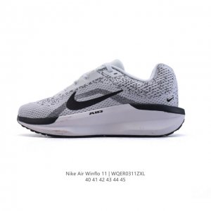 160 耐克(Nike) 2025年新款Zoom Winflo 11运动休闲轻便缓震气垫跑步鞋公路跑步鞋 飞线贾卡轻质透气休闲运动鞋。无论你是习惯每周畅跑的经验