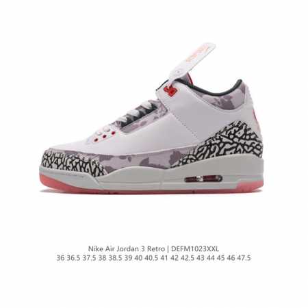 公司级 耐克 乔丹 AJ3 耐克 Nike Air Jordan 3 Retro SE 乔3 复刻篮球鞋 乔丹3代 三代 男女子运动鞋，作为 AJ 系列中广受认 - 点击图像关闭