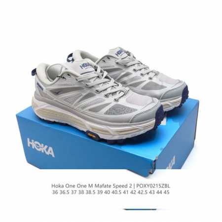 公司级 玛法特二代 Hoka One One Mafate Speed 2 Low 轻量低帮户外越野跑鞋 户外山脉越野轻量运动跑鞋。鞋面用轻的无缝架构，鞋带用了 - 点击图像关闭