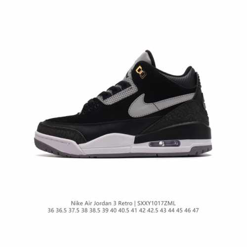 特价公司级 头层皮 耐克 乔丹 AJ3 耐克 Nike Air Jordan 3 Retro SE 乔3 复刻篮球鞋 乔丹3代 三代 男女子运动鞋，作为 AJ