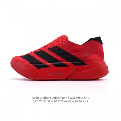 公司级 阿迪达斯 Adidas Adizero Adios Pro 4 舒适防滑耐磨 低帮 休闲跑步鞋 男款厚度增高老爹鞋 2025年，Adidas推出了Adi