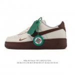 公司级 附赠送Logo清洁刷 Af1耐克 Nike Air Force 1 ‘07 Low 空军一号厚底增高百搭休闲运动板鞋 原楦头原纸板 打造纯正空军版型，专