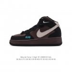 耐克 Nike Air Force 1 ‘07 High 空军一号 Af1 高帮魔术贴百搭休闲厚底增高运动板鞋时尚男女鞋，柔软、弹性十足的缓震性能和出色的中底设