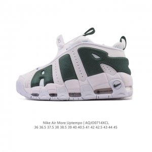 公司级 耐克 Nike Air More Uptempo '96 皮蓬全掌气垫男女子运动鞋厚底增高缓震慢跑鞋。续写 20 世纪 80 年代和 90 年代篮球运动