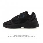 阿迪达斯 Adidas Original Astir 耐磨复古运动休闲鞋 厚底增高老爹鞋，鞋款灵感来自2000年代的跑步款式 ，鞋面和超大号孔眼进行更新复古色系