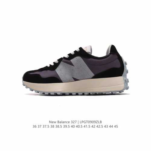 真标 Nb 新百伦 New Balance 327系列复古休闲运动慢跑鞋时尚男女运动鞋 以更纯粹的复古风格设计打造的全新造型 侧身还以解构设计，将 N 字标志以