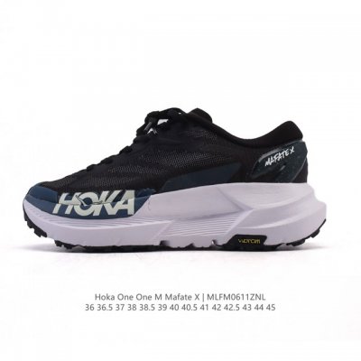 新品公司级 Hoka One One 男女士 Mafate X 马法特X 越野跑鞋 厚底增高运动鞋 老爹鞋 Mountain Fog 20 12 Us它是一款长