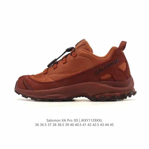 公司级 Salomon萨洛蒙 Xa pro 3D 户外运动 网布减震防滑透气 低帮跑步鞋 男女款运动鞋 沙场灰#萨洛蒙Xapro3D 大面积的织物材质让质感超级