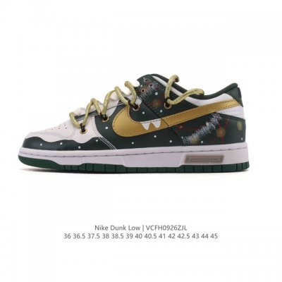耐克 Nike Dunk Low Retro 运动鞋复古板鞋 解构绑带 双鞋带，作为 80 年代经典篮球鞋款，起初专为硬木球场打造，后来成为席卷街头的时尚标杆，