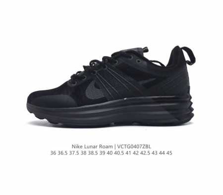 穿上回弹出众的 Nike Lunar Roam 男女子运动鞋，打造活力满满的日常造型。 透气轻盈材料搭配柔软中底，塑就舒适自在的穿着感受，无论是攻克训练还是与朋 - 点击图像关闭