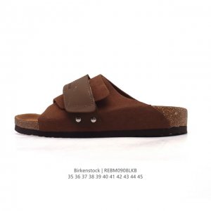 德国百年知名鞋履品牌 博肯Birkenstock 勃肯拖鞋系列凉拖鞋休闲沙滩凉鞋 Birkenstock勃肯德国进口男女款牛皮绒面革软底Arizona魔术贴扣拖