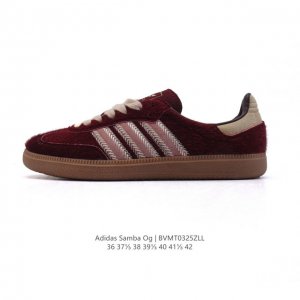 130 阿迪达斯 德训鞋 Adidas Originals Samba Og Shoes 经典运动鞋小白鞋「T头鞋」女板鞋 彰显休闲摩登风情的时尚经典鞋。它诞生