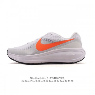 新品 耐克Nike 新款跑步鞋缓震 Revolution 8 运动鞋男女款老爹鞋子2025夏季新款户外运动鞋跑步健身训练网面透气休闲鞋 Hj9198-401 革
