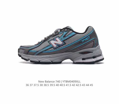 New Balance Mr740 Nb新百伦系列复古老爹风休闲运动慢跑鞋。采用轻质牛剖革拼接透气网眼衬垫织物鞋面材质 T-Beam大底提供足步弓支撑 保持步态